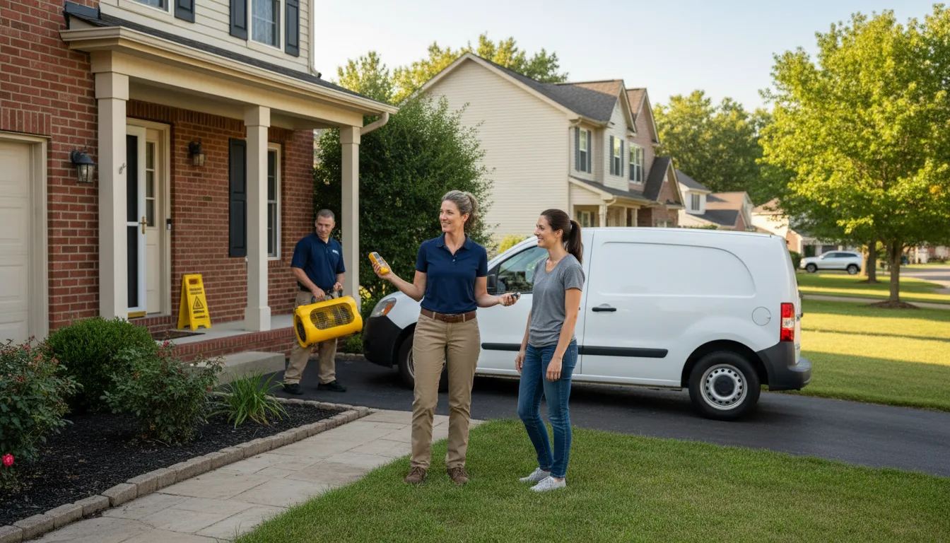 Residential water damage restoration in Morrisville, NY